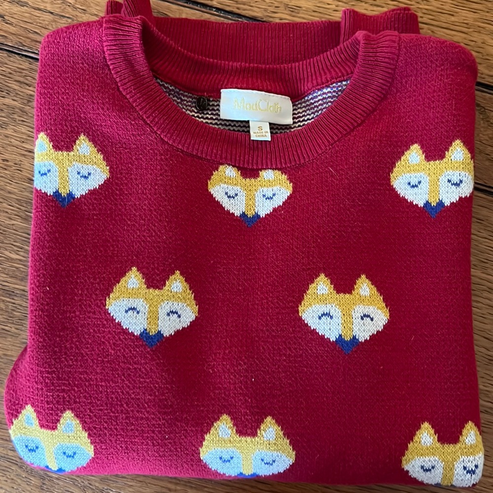 ModCloth fox print sweater.